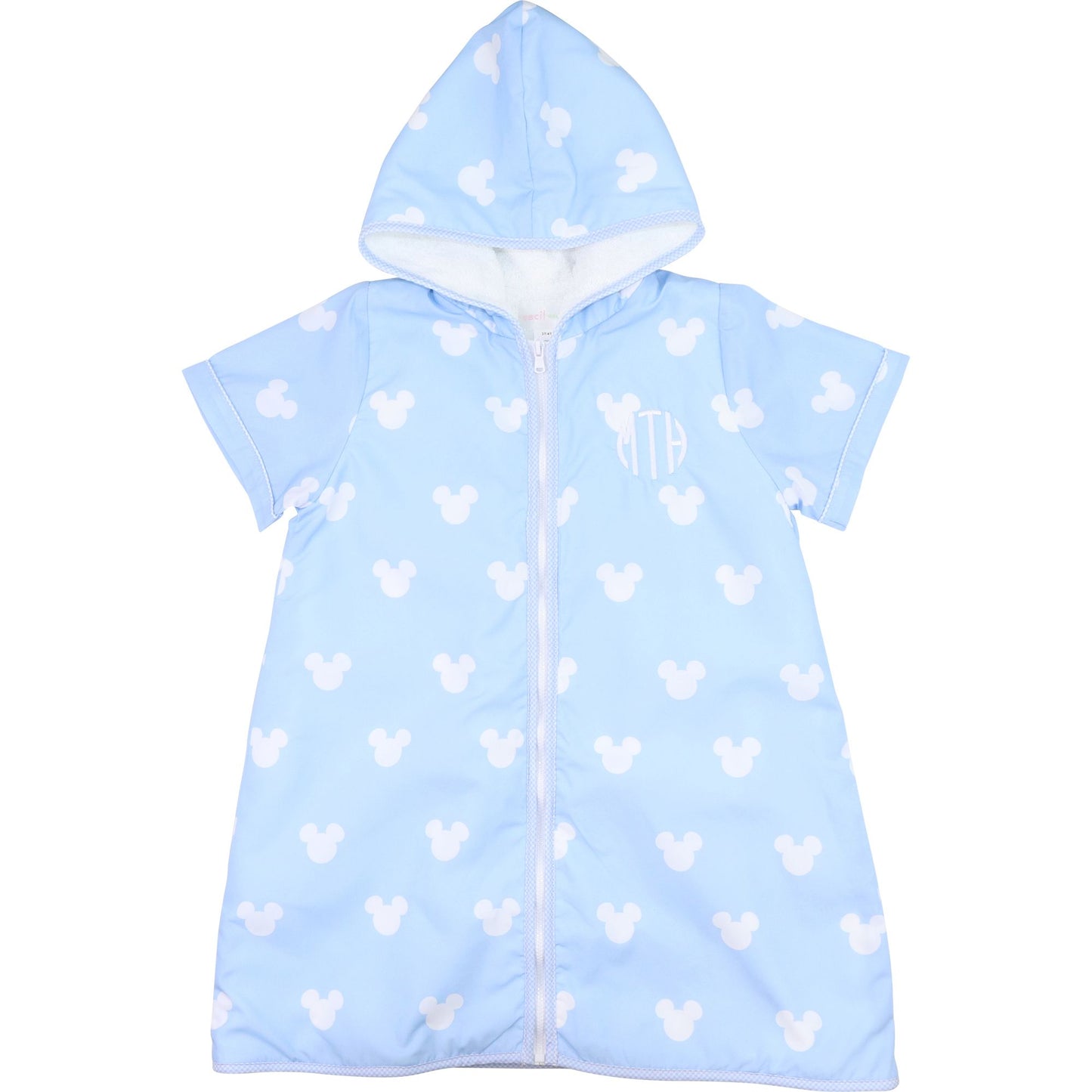 Blue Mouse Ears Print Coverup