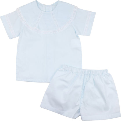 Blue Heirloom Short Set