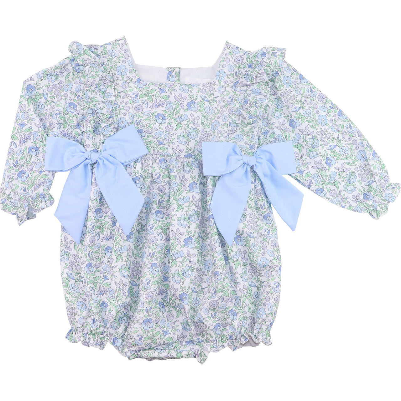 Blue Liberty Bow Bubble - Shipping Mid October  Smocked Threads