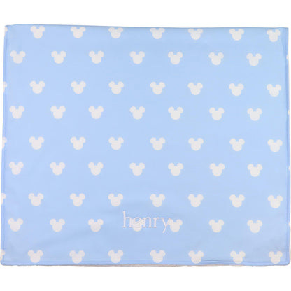 Blue Mouse Ears Beach Towel  Monogram - Cecil and Lou