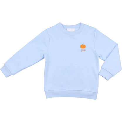 Blue Pumpkin Sweatshirt - Shipping Early October  Monogram