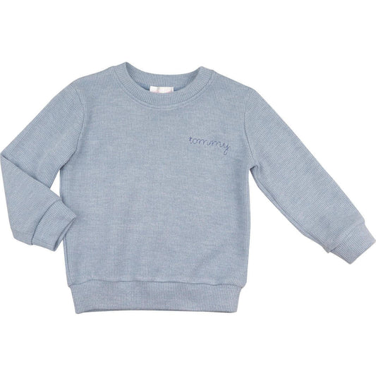 Blue Sweater - Shipping Mid October  Monogram