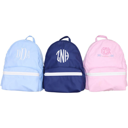 Blue Vinyl Backpack Monogram