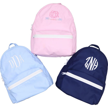 Blue Vinyl Backpack Monogram