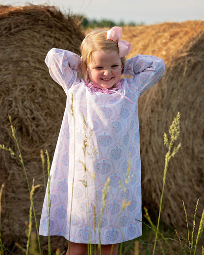 Pink Floral Pumpkin Nightgown