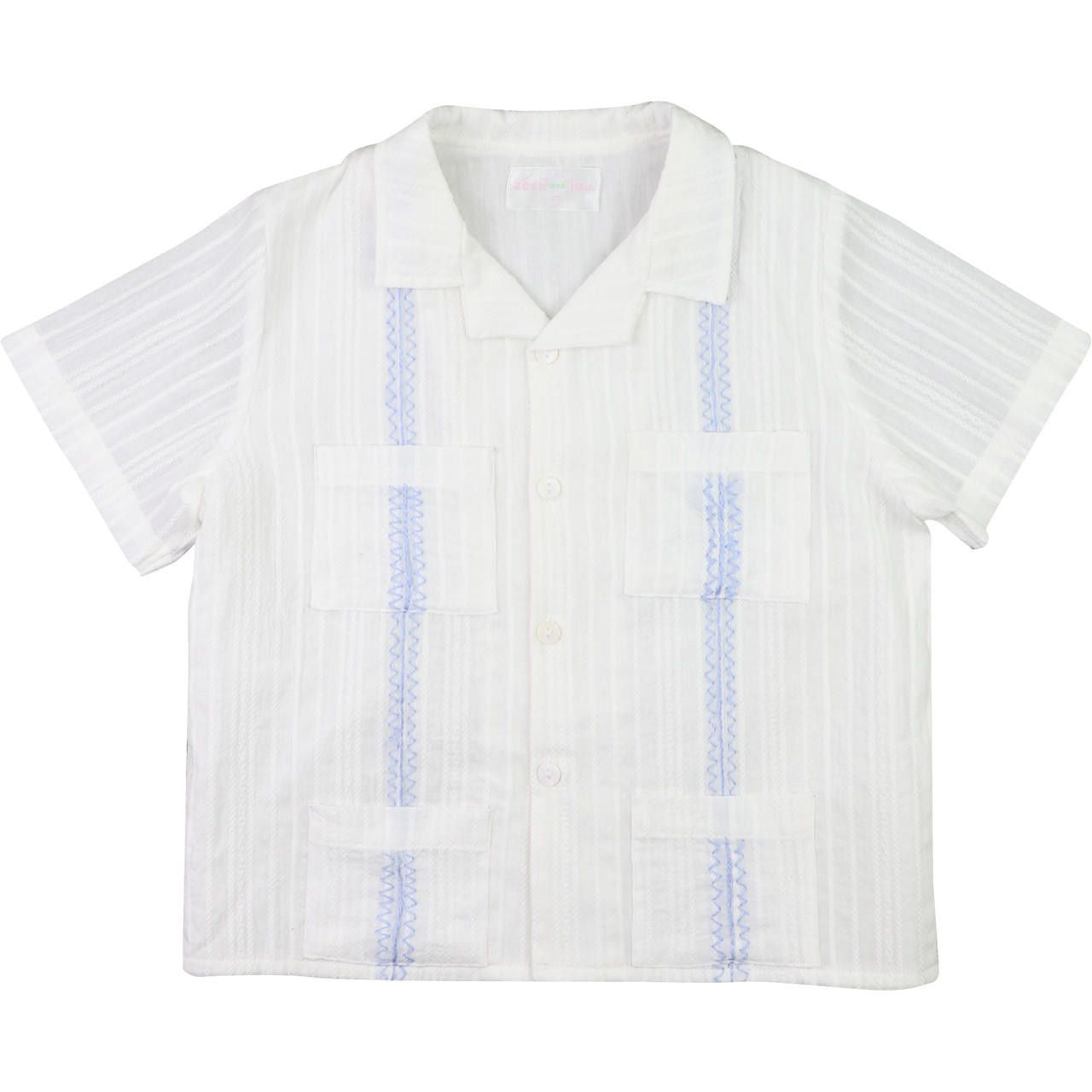 Blue Guayabera