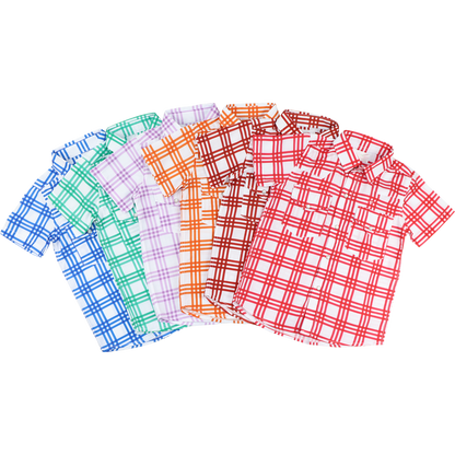 Red Plaid Collegiate Pearl Snap Shirt