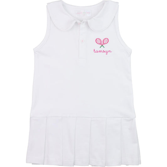 Embroidered Tennis Dress   Monogram