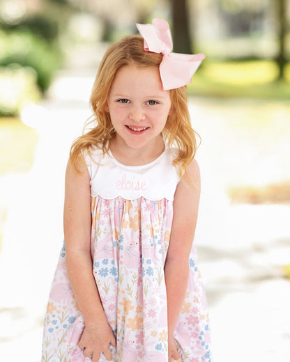 Pastel Floral Bunny Dress