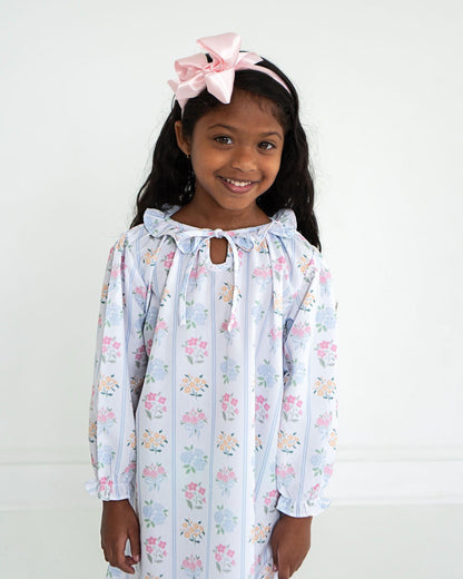 Floral Bouquet Nightgown   Smocked Threads