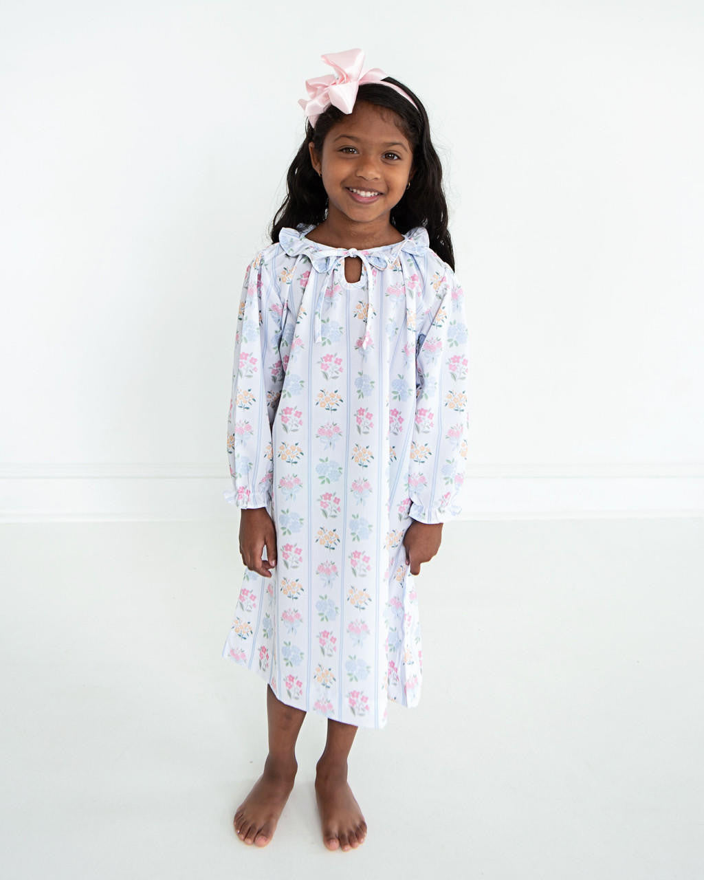 Floral Bouquet Nightgown   Smocked Threads