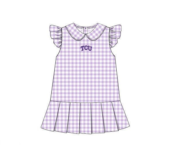 Officially Licensed Knit TCU Tennis Dress