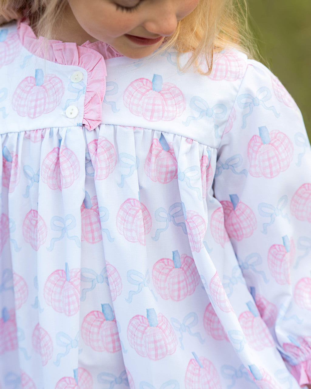 Pink Pumpkin And Bow Nightgown