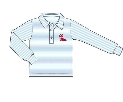 Officially Licensed Knit Ole Miss Polo Shirt