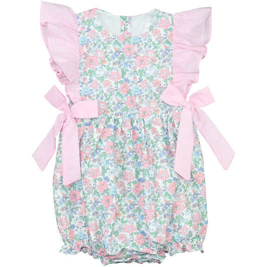 Floral Bow Ruffle Bubble