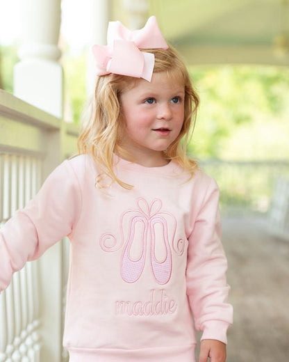 Pink Ballet Slippers Sweatshirt