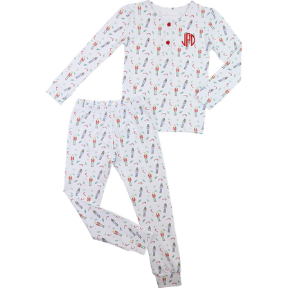 Holiday Toy Soldier Knit Pajamas