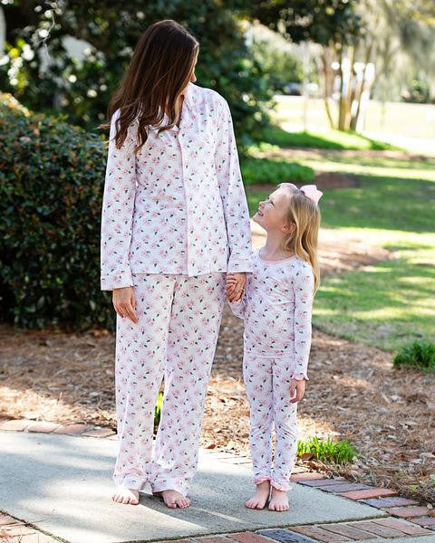 Ladies Magnolia Knit Pajamas  Cecil and Lou