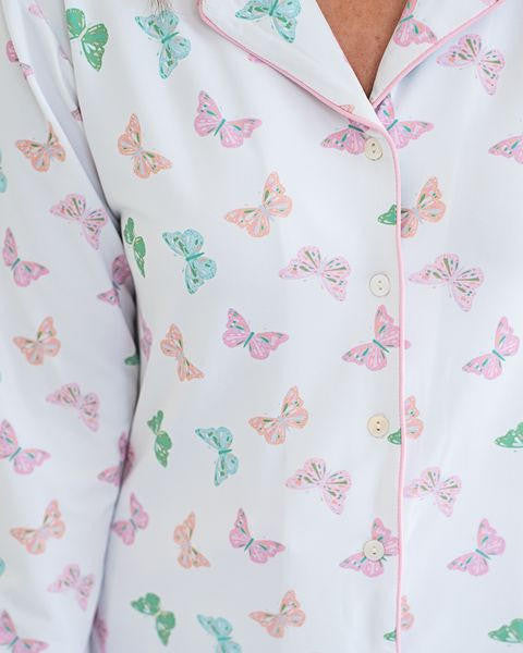 Ladies Pastel Butterfly Pajamas  Cecil and Lou