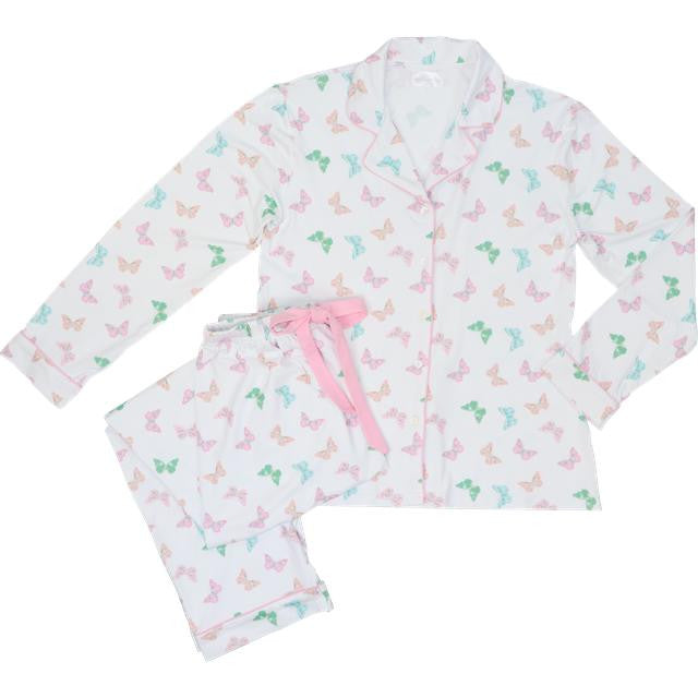 Ladies Pastel Butterfly Pajamas  Cecil and Lou