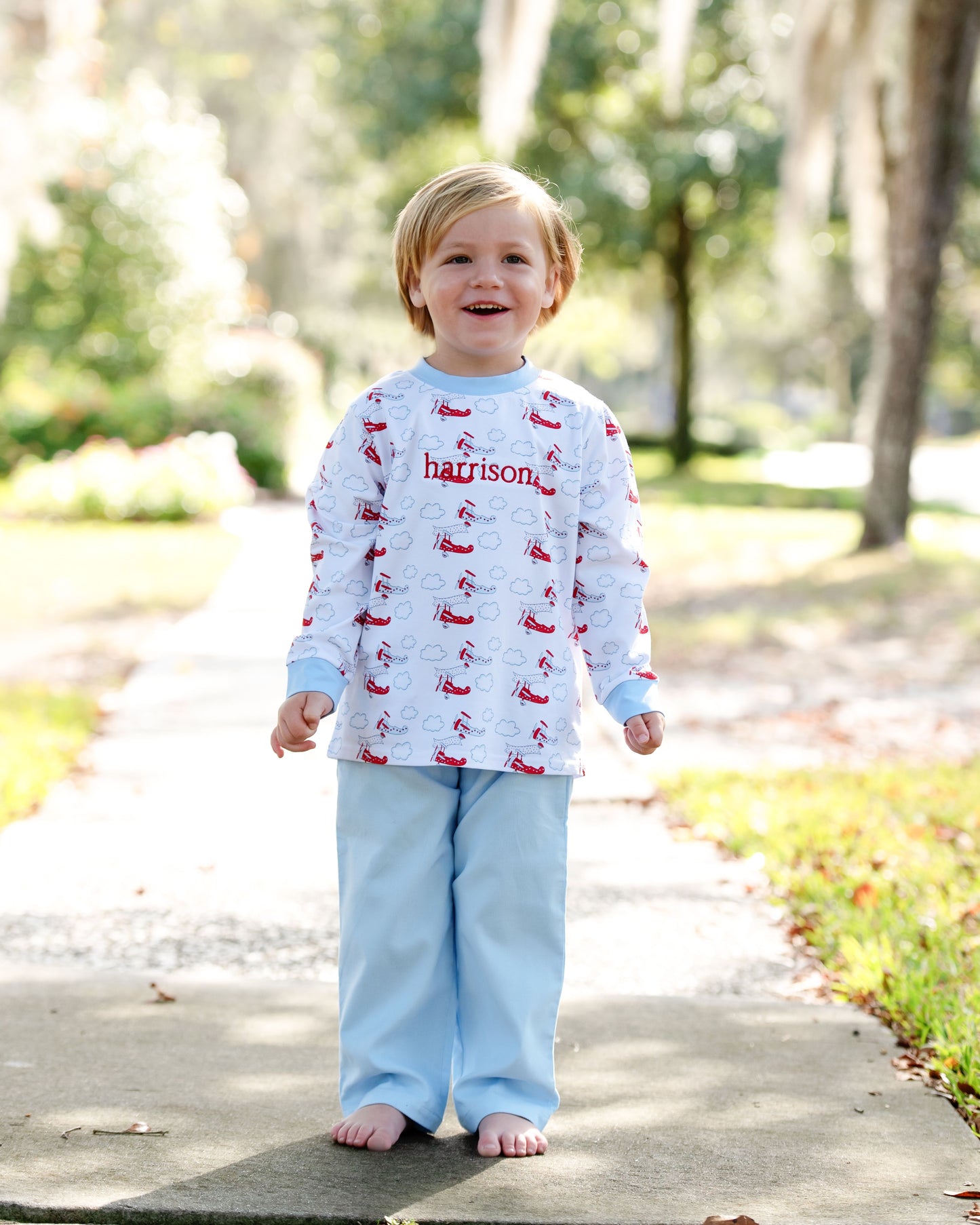 Valentine Airplane Pant Set