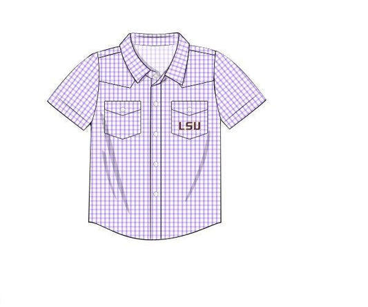 Officially Licensed LSU Pearl Snap Shirt