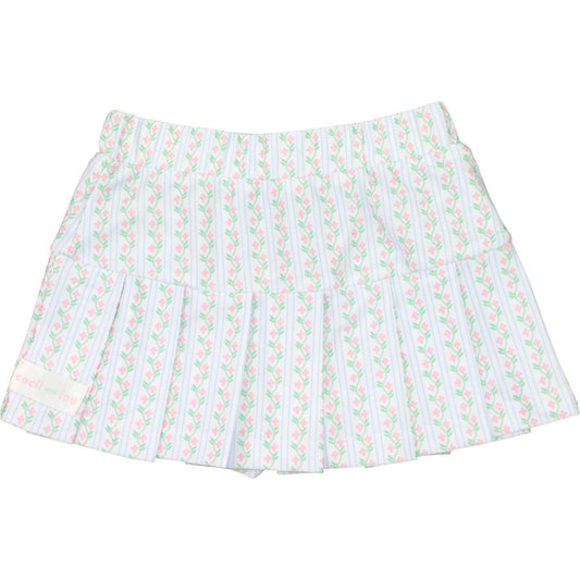 Vintage Floral Tennis Skirt