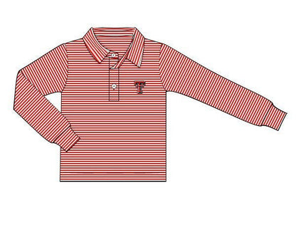 Officially Licensed Knit Texas Tech Polo Shirt