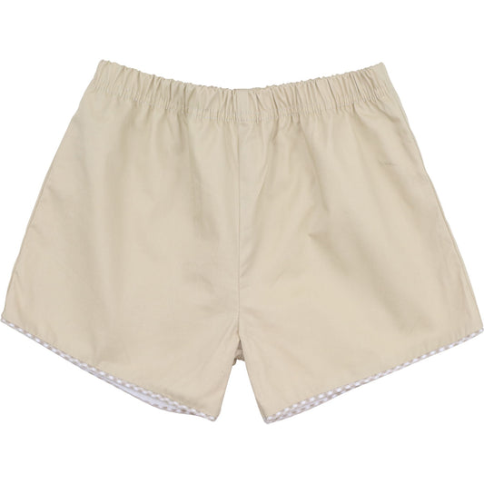 Khaki Twill Shorts