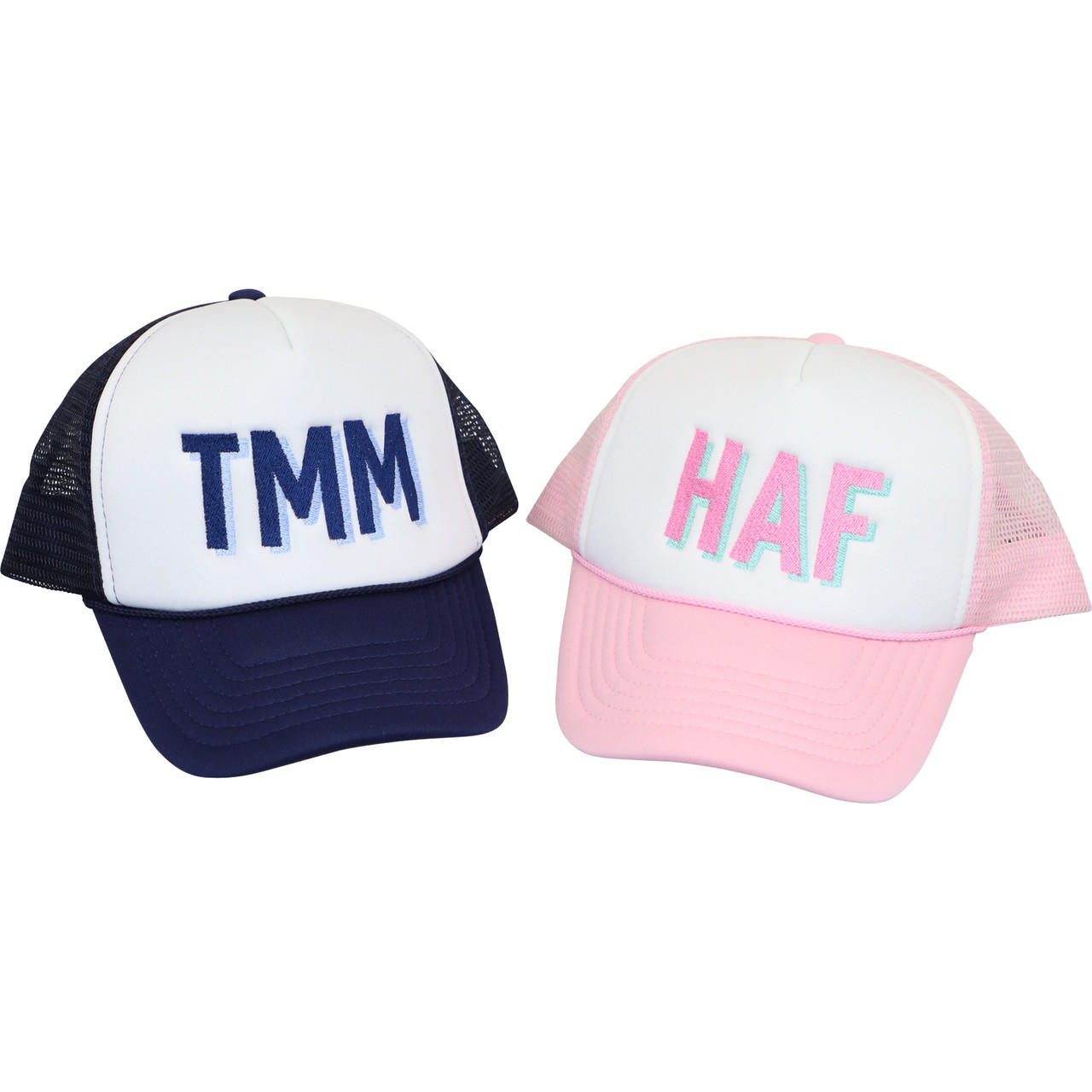 Navy Hat Monogram