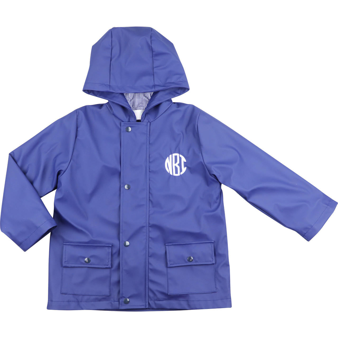 Navy Raincoat Monogram