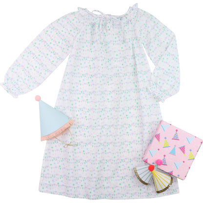 Pastel Birthday Banner Night Gown  Smocked Threads