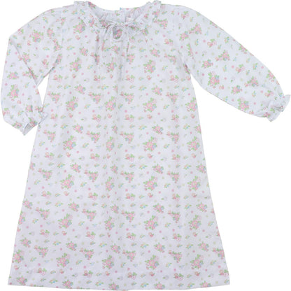 Pastel Floral Bouquet Nightgown  Smocked Threads