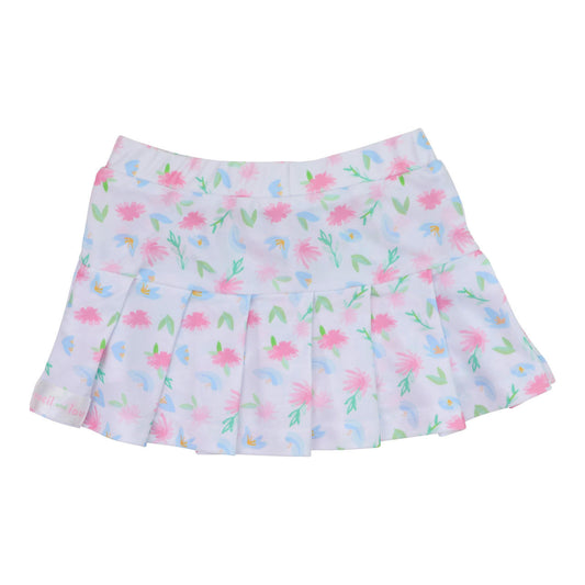 Pastel Floral Tennis Skirt  Smocked Threads