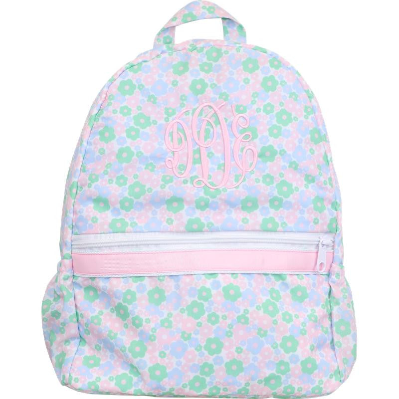 Pastel Flowers Backpack  Monogram