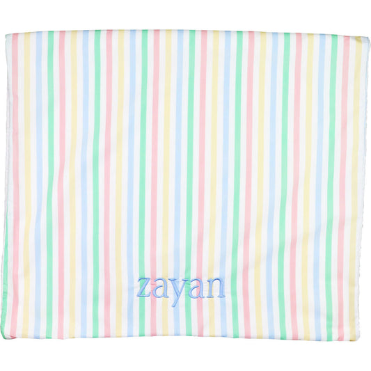 Pastel Striped Terry Beach Towel - Shipping Mid April  Smocked Threads