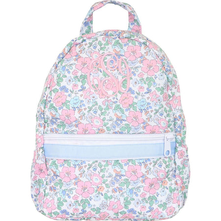 Pink And Blue Floral Backpack Cecil Lou