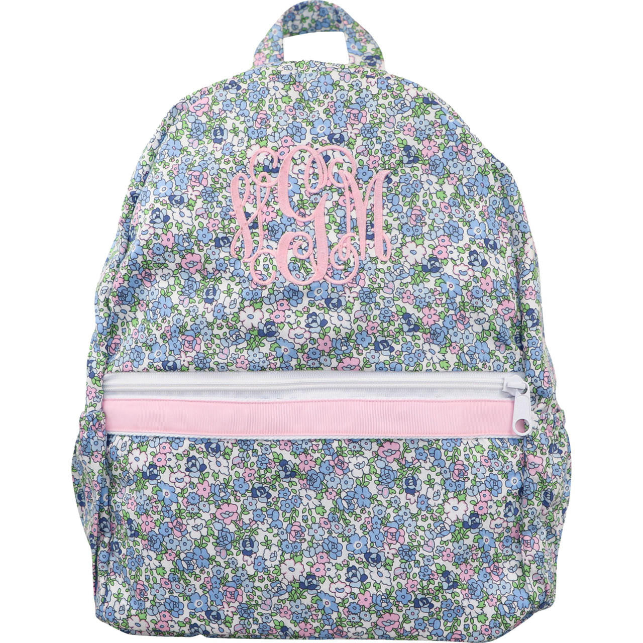 Pink and Blue Liberty Backpack Monogram