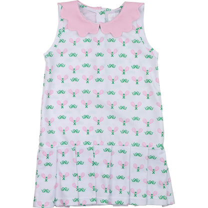 Pink And Green Tennis Dress  Smocked Threads