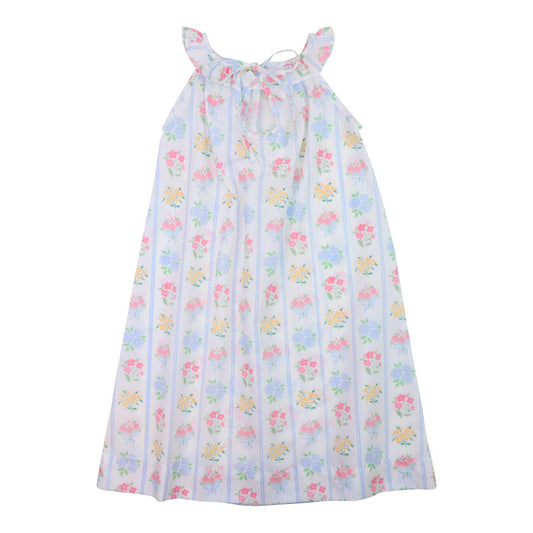 Pink Floral Bouquet Nightgown  Smocked Threads