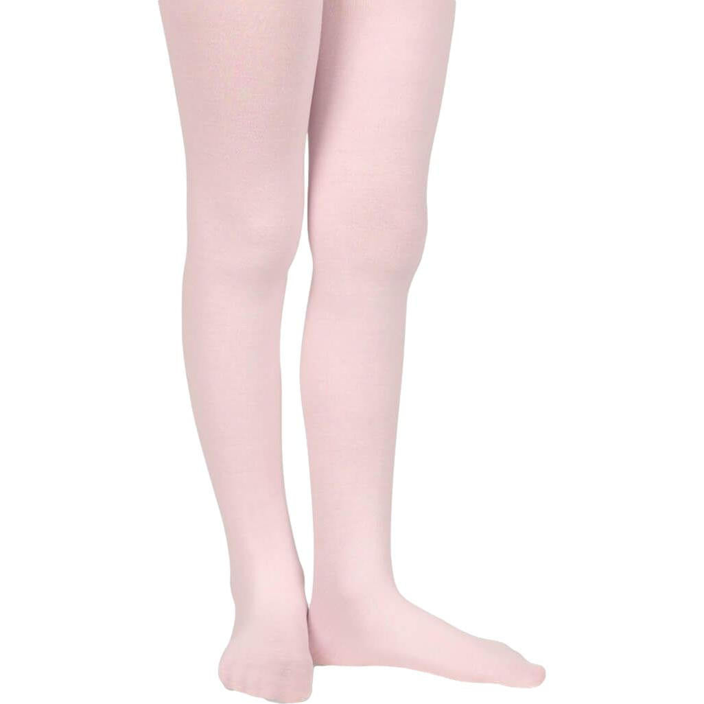 Pink Footed Girls Tights Smocked Threads