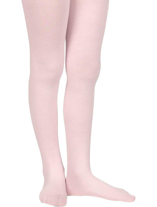 Pink Footed Girls Tights Smocked Threads