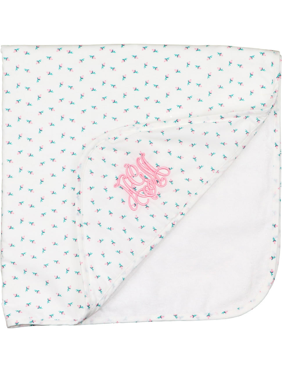 Rosebud Hooded Towel  Monogram