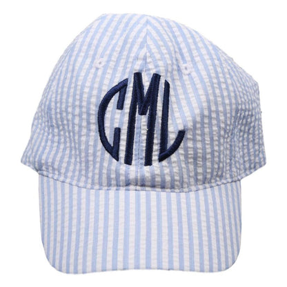 Seersucker Hat Monogram