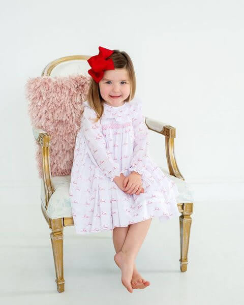 Smocked Love And Hearts Dress  Eliza James Kids