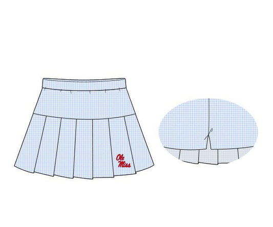 Officially Licensed Knit Ole Miss Tennis Skirt